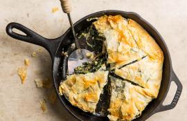 one pan spanakopita