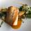 Seared Halibut with grains and greens
