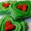 grinch inspired christmas cookies