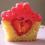 Hidden Treasure Strawberry Cupcakes