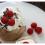 mini chocolate pavlova with raspberries