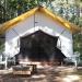 canvas glamping tent