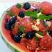 Minty Watermelon and Blueberry Salad with Feta