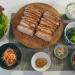Korean Roasted Pork Belly Bossam with Pickled Radish