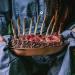Black Pepper Rack of Lamb with Red Currant and Rhubarb Glaze