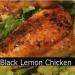 black lemon chicken