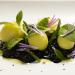 coi restaurant food potatoes ice plant flower cucumber and borage