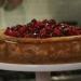 Cranberry Glazed Cinnamon Cheesecake