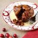 Cranberry Pudding with Vanilla Butter Sauce