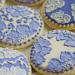 lacy decorated sugar cookies with royal icing