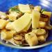  Potato Gnocchi With Kale and Mushrooms In A Goat Cheese Sauce
