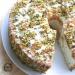 Lime Angel Food Cake with Lime Glaze & Pistachios